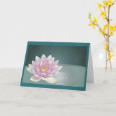 Het lege wenskaart van de kalmte kaart (Gele Bloem)