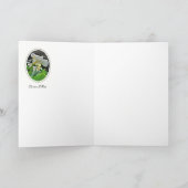 Het Lege Wenskaart van de Lelies van de aronskelk Kaart (Binnen)