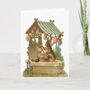 Het Lege Wenskaart van de Markt van het Paasei Feestdagen Kaart