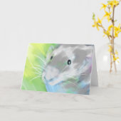 Het Lege Wenskaart van de "notemuskaat" Kaart (Gele Bloem)