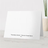 Het lege Wenskaart van gisteren Kaart (Achterkant)