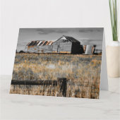 Het lege Wenskaart van gisteren Kaart (Voorkant)