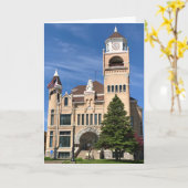 Het Lege Wenskaart van het Gerechtsgebouw van de Kaart (Gele Bloem)