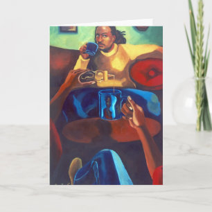 Het lege wenskaart van het oog "van het Contact" Kaart