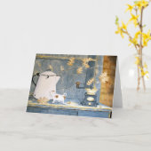 Het Lege Wenskaart van het Stilleven van de Kaart (Gele Bloem)