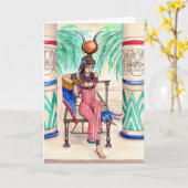 Het Lege Wenskaart van "ISIS" Kaart (Gele Bloem)