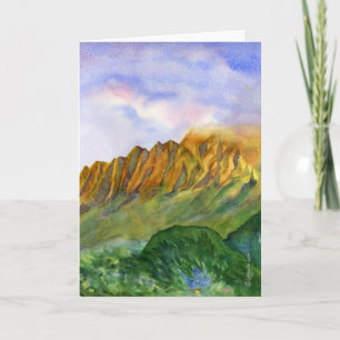 Het Lege wenskaart van Kauai Hawaï van de Klippen Kaart