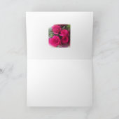 Het lege Wenskaart van Rozen Kaart (Binnen)