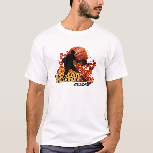 Het legendarische basketbalvuurbeest t-shirt (Voorkant)