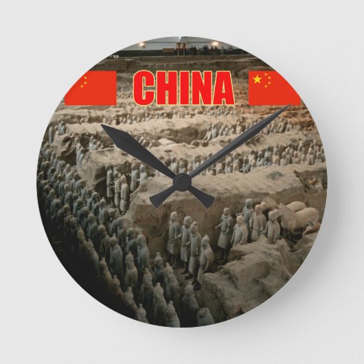 Het Leger China van het terracotta - ProFoto Ronde Klok (Voorkant)