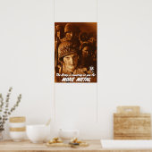 Het leger rekent op je. poster (Keuken)