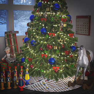 Het Leger van de Militair van het speelgoed Kerstboom Rok