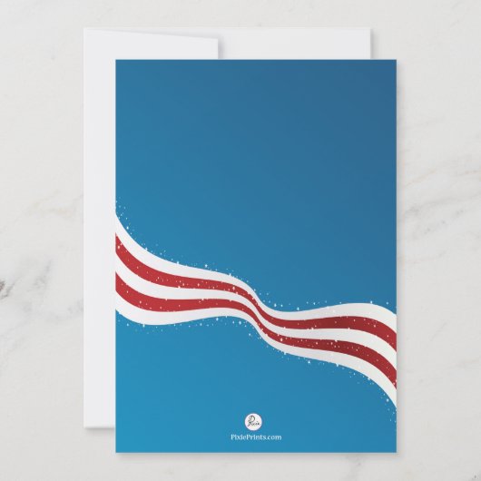 Het leger van de Patriottische Banner stuurt van p Kaart (Achterkant)