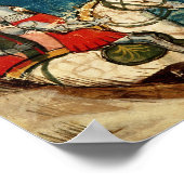 Het Leger van Karel de Grote en het Vervoer Poster (Hoek)