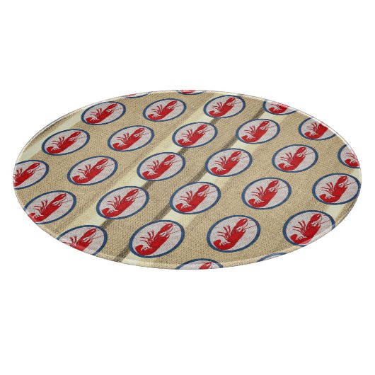 Het leger van Spiny Rock Lobster Snijplank (Hoek)