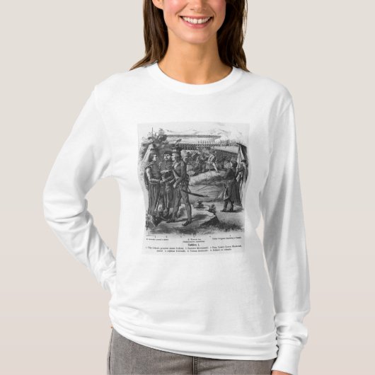 Het leger van Tadeusz Kosciuszko, 1794 T-shirt (Voorkant)