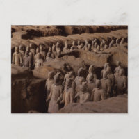 Het Leger van terra cotta strijders in keizer Qin