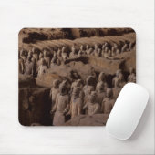 Het Leger van terra cotta strijders in keizer Qin Muismat (Met muis)