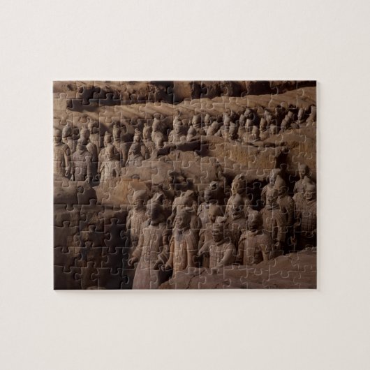 Het leger van terracotta krijgers bij keizer Qin Legpuzzel (Horizontaal)