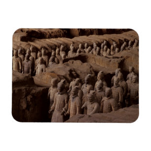 Het leger van terracotta krijgers bij keizer Qin Magneet