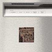 Het leger van terracotta krijgers bij keizer Qin Magneet (Insitu (Vaatwasser))