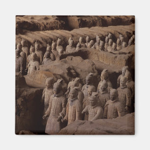 Het leger van terracotta krijgers bij keizer Qin Magneet