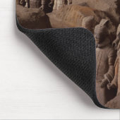 Het leger van terracotta krijgers bij keizer Qin Muismat (Hoek)