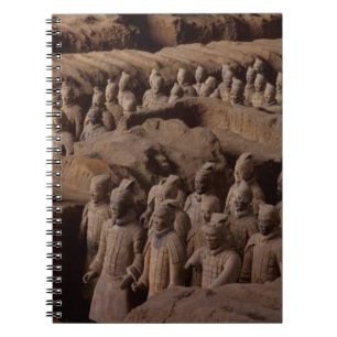 Het leger van terracotta krijgers bij keizer Qin Notitieboek