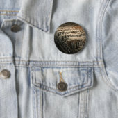 Het leger van Terracotta Ronde Button 5,7 Cm (In situ)