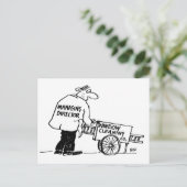 Het leiden Directeur van het Bedrijf van de Schoon Briefkaart (Staand voorkant)