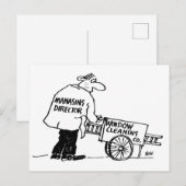 Het leiden Directeur van het Bedrijf van de Schoon Briefkaart (Voorkant / Achterkant)