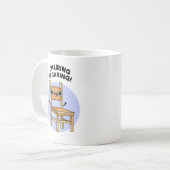 Het leiden leidt grappige het delen Pun Koffiemok (Voorkant links)