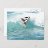 Het leiden van de golven briefkaart (Voorkant / Achterkant)