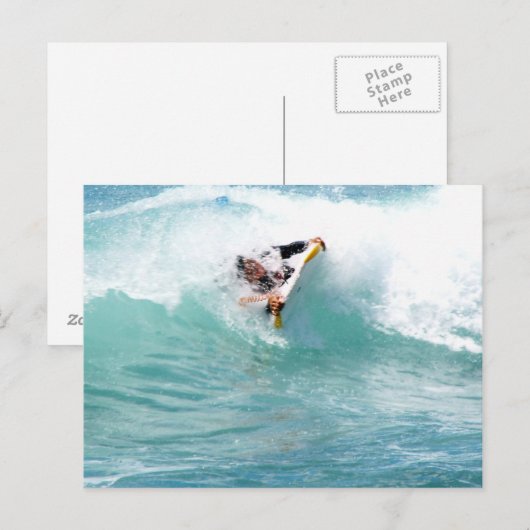 Het leiden van de golven briefkaart (Voorkant / Achterkant)