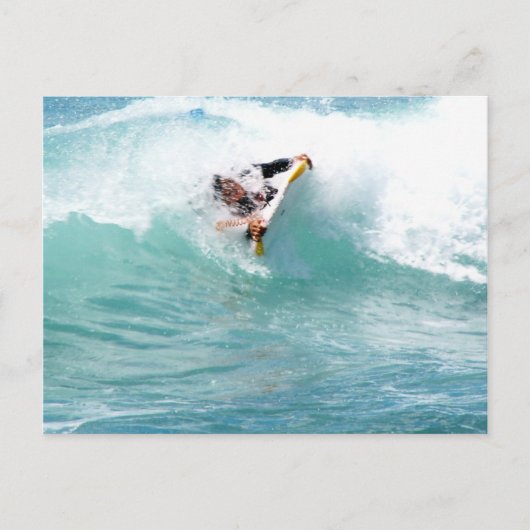 Het leiden van de golven briefkaart (Voorkant)