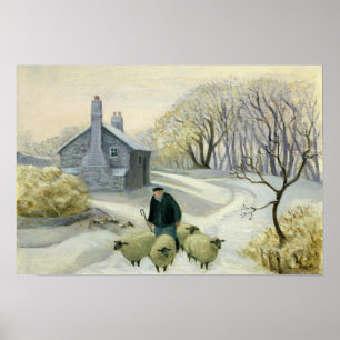 Het leiden van de Schapen Poster