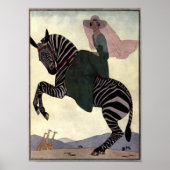 Het leiden van de Zebra Poster (Voorkant)