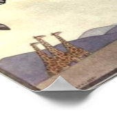 Het leiden van de Zebra Poster (Hoek)