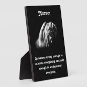 Het leiden Zuster met Krachtig Citaat Fotoplaat (Zijkant)