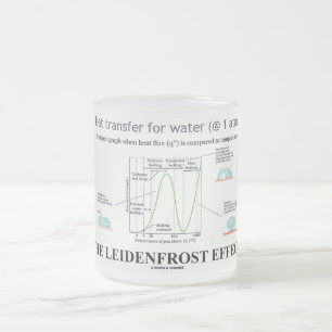 Het Leidenfrost-effect (chemiewater) Matglas Koffiemok