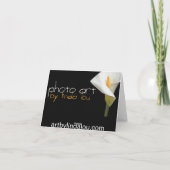 Het lelietje-van-dalen dankt u bedankkaart (Achterkant)