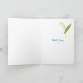 Het lelietje-van-dalen mag Verjaardag kaarden, Kaart (Binnen)