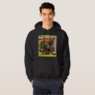 het lelijke kerstfeest mannen jasje met gevechten hoodie