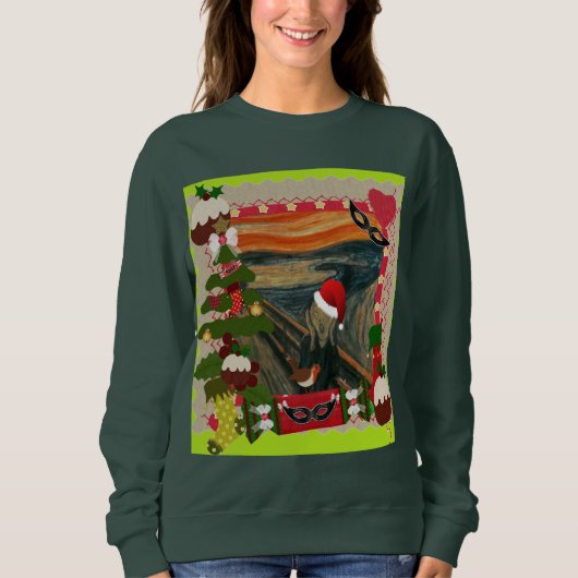 het lelijke kerstmanoverhemd met de kreet " trui (Voorkant)