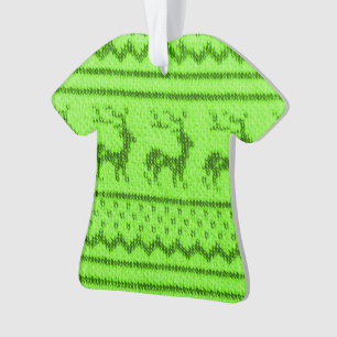 Het lelijke patroon van de Sweater van Kerstmis Ornament
