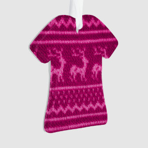 Het lelijke patroon van de Sweater van Kerstmis Ornament