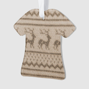Het lelijke patroon van de Sweater van Kerstmis Ornament