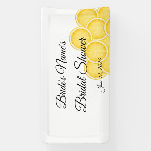 Het Lemon Spritz Vrijgezellenfeest Custom Party Si Spandoek (Verticaal)