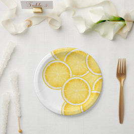 Het Lemon Spritz Yellow Party Paper Bord