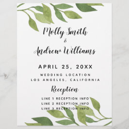 Het lentetrouwprogramma voor de bruinbruiloft